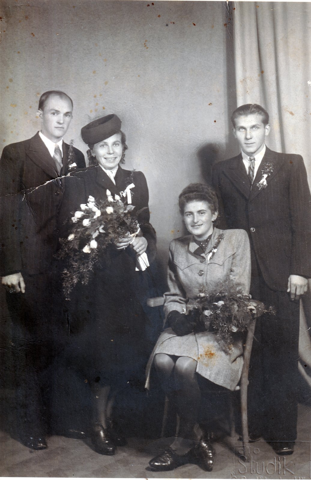 1947 svatba Bláži