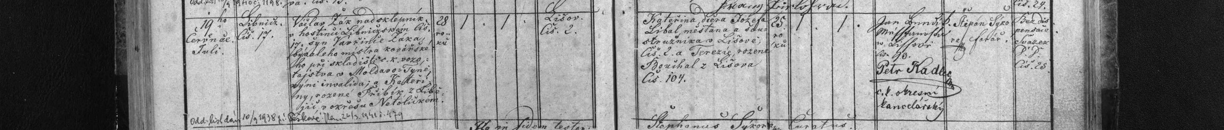 Sňatek Václava Žáka a Kateřiny Líbalové (1864)