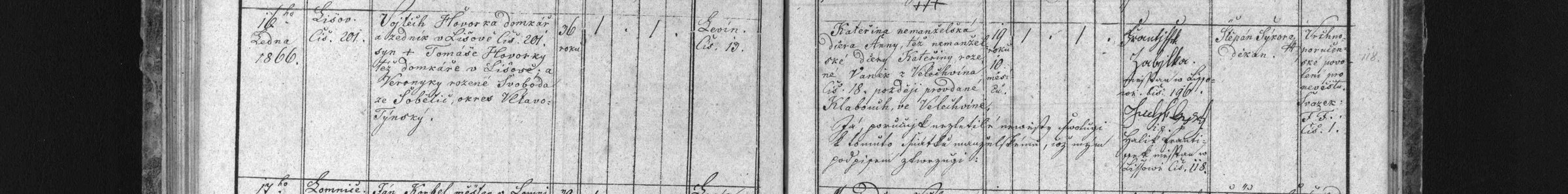 Sňatek Vojtěcha Hovorky a Kateřiny Vaňkové (1866)