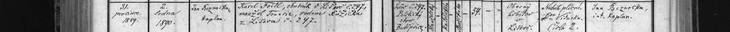 Úmrtí Karla Fojtla st. (1889)