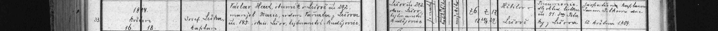 Úmrtí Václava Harta st. (1904)